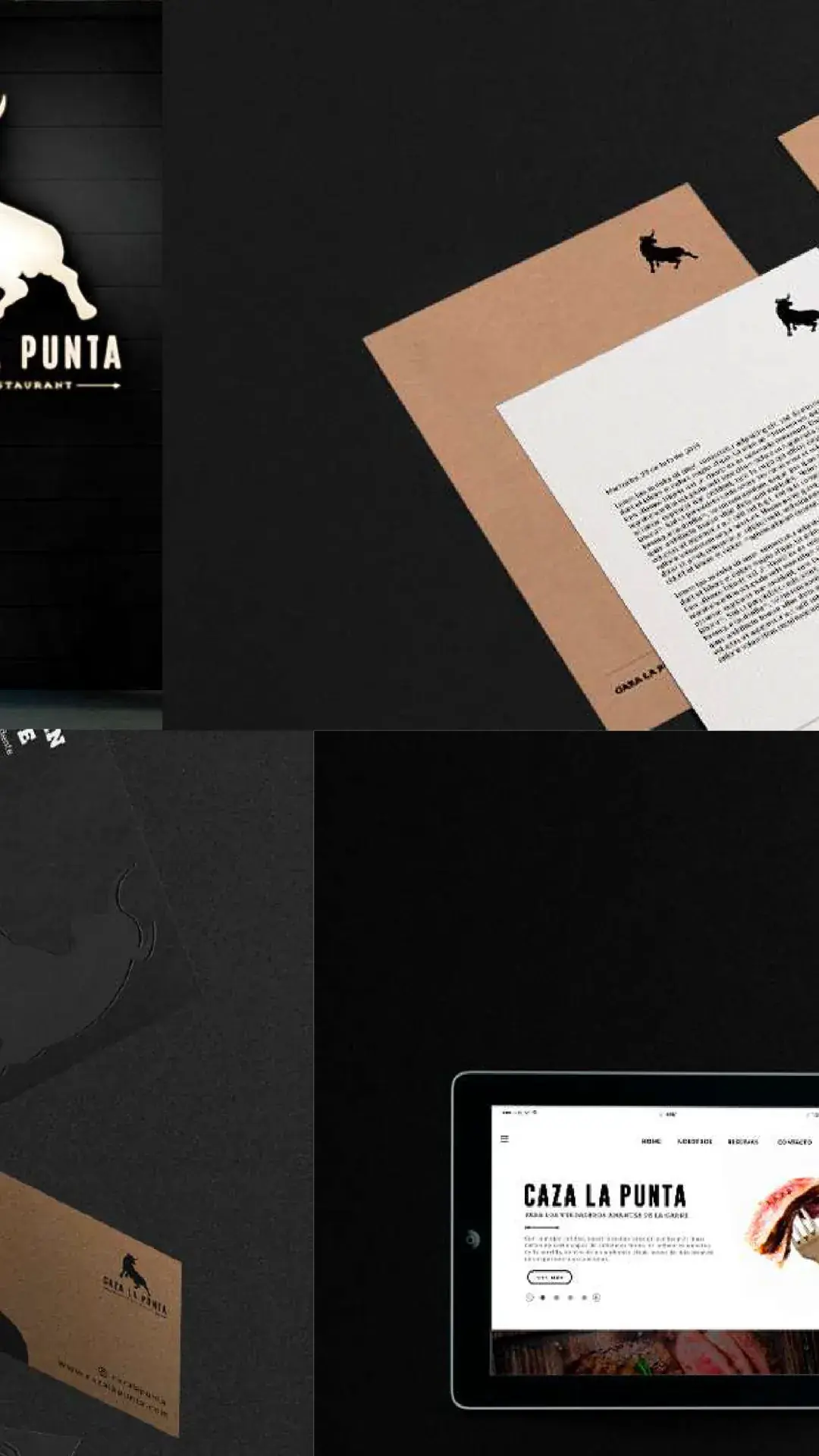 Trabajo de branding del portafolio de 1bite
