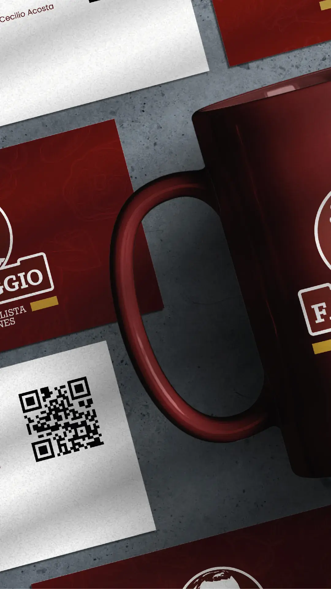 Trabajo de branding del portafolio de 1bite